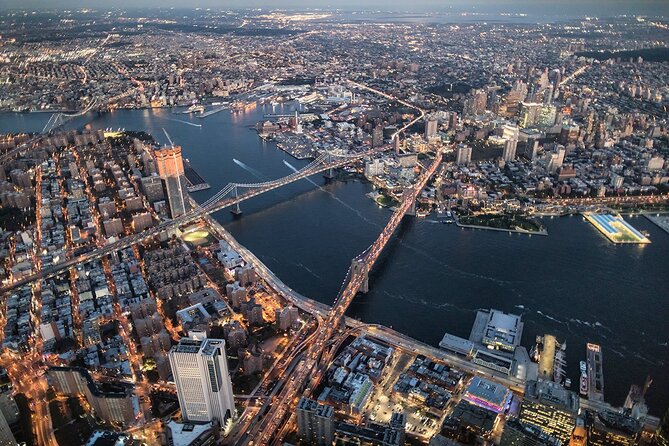 Private Romantic NYC Helicopter Scenic Charter with Champagne - Weather and route changes