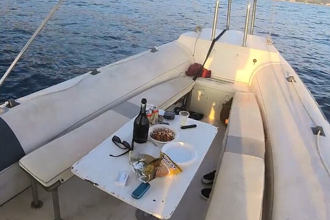 Private Romantic Sunset Cruise in Vlore Bay - The 5:30 pm pickup in a grey Honda Pilot