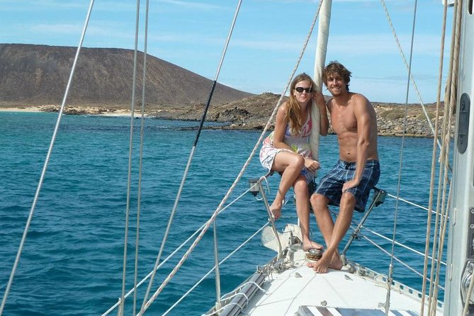Private Sunset Sailing Charter for Couples from Corralejo - Dinner, wine, and time alone on deck
