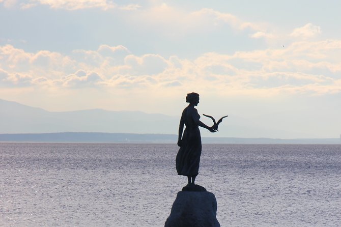 Private walking tour Opatija -Romantic spotlight of the Adriatic - The Maiden With the Seagull: Opatija’s most recognizable image