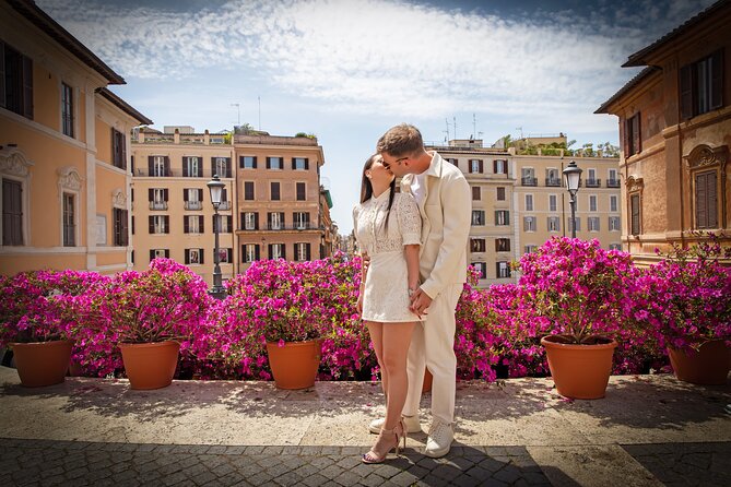 Professional Shooting in the most Romantic Places of Rome - How the one-hour session works