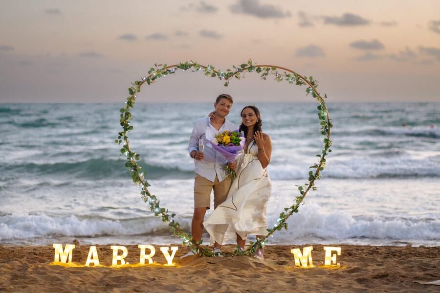 Proposal Photoshoot with Professional Photographer in Malta - Is $235 good value for two people?