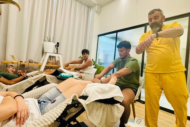 Reflexology Couples Workshop in Crete - The 15-minute refreshment break