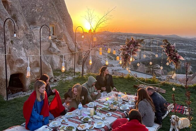 Romantic Cappadocia Sunset Dinner and Wine - Booking, timing, and cancellation
