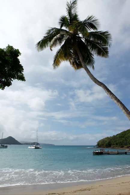 Romantic Caribbean Sunset Cruise - Boarding the catamaran off Rodney Bay