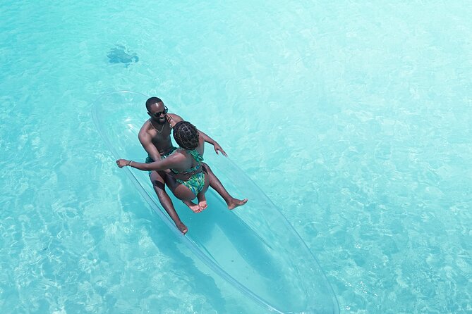 Romantic Clear Kayak Drone Photoshoot for Couples Turks & Caicos - Why the guides matter more than the kayak