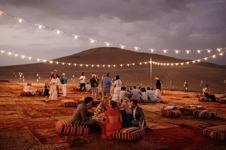 Romantic Dinner & Camel Ride In Agafay Desert - The camel ride at sunset
