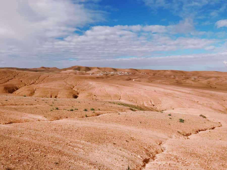 Romantic Dinner & Camel Ride In Agafay Desert - Sunset over the High Atlas