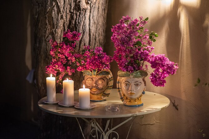 Romantic Dinner from Taormina with Vintage Car Tour - Arriving at the 19th-century castle