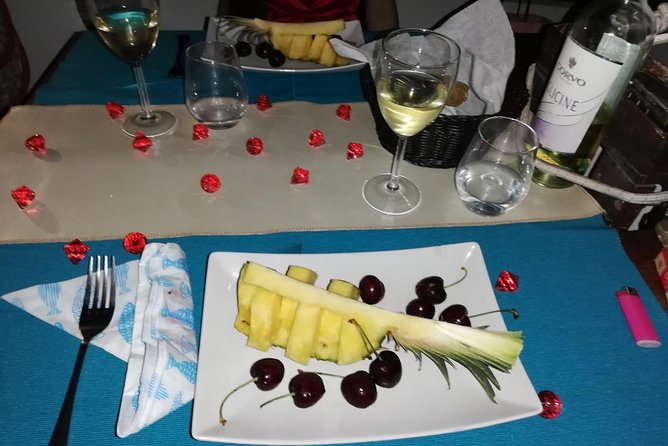 Romantic dinner on a boat - Catania - Night Views Across the Bay of Catania