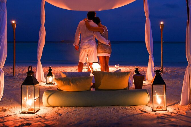 Romantic dinner with Candle at the Nungwi or Kendwa beach - A candlelit table on Nungwi Beach