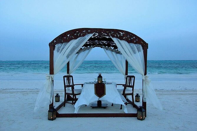 Romantic dinner with Candle at the Nungwi or Kendwa beach - What is on the three-course menu