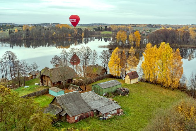 Romantic Hot Air Balloon Flight over Vilnius or Trakai - The crew and communication before takeoff