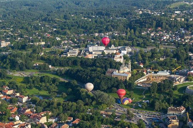 Romantic Hot Air Balloon Flight over Vilnius or Trakai - Champagne, commentary, and the sense of occasion
