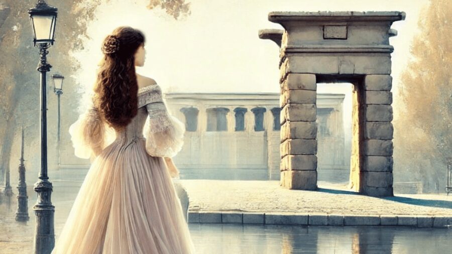 Romantic Madrid in the 19th century - Meeting Doña Victoria in Plaza de Isabel II