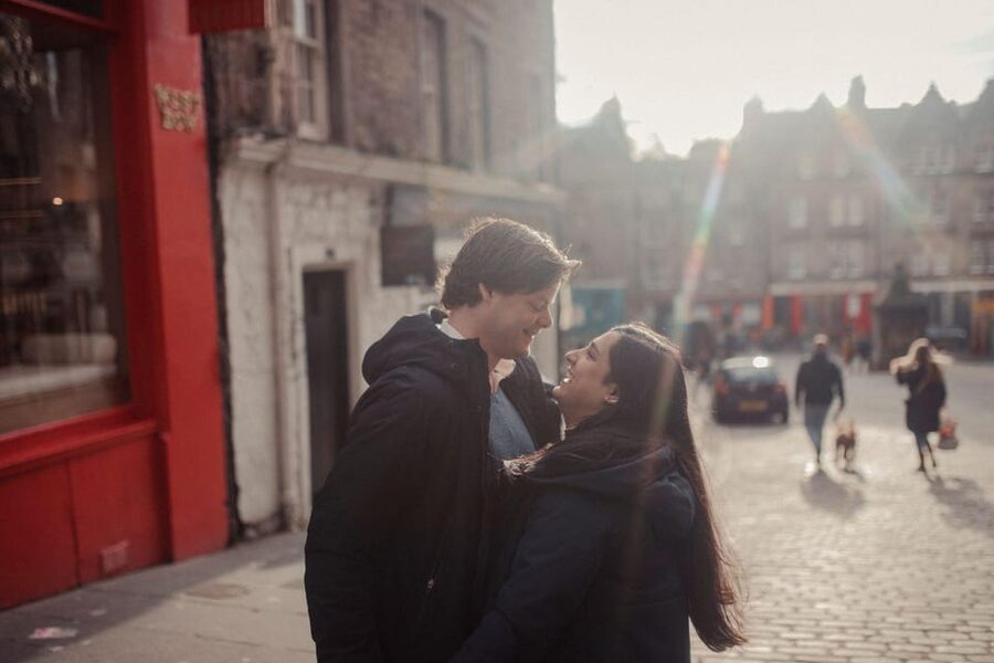 Romantic Photoshoot Experience for Couples in Edinburgh - Meeting near Hilton Edinburgh Carlton