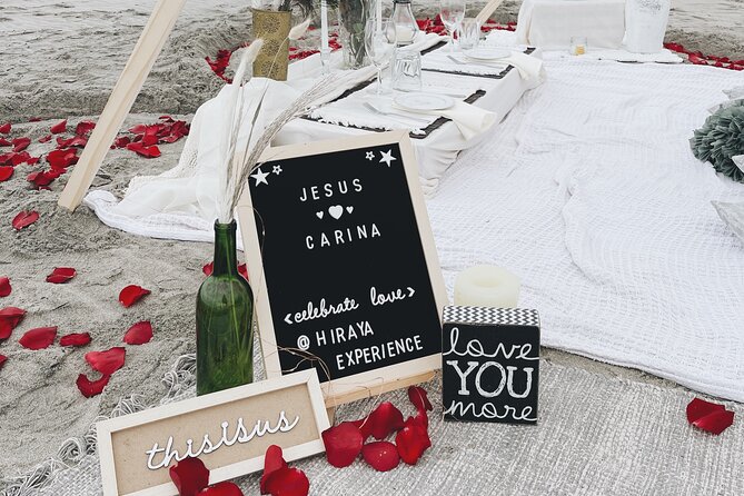 Romantic Picnic by the beach - Afternoon or evening: what the timing means
