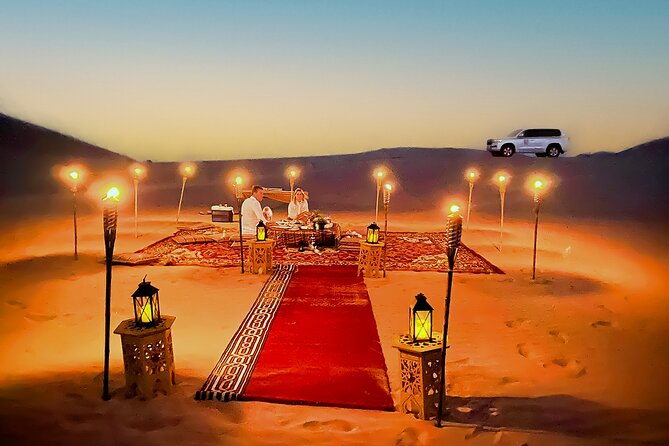 Romantic Private Dune Dinner Abu Dhabi - Dune bashing in a 4x4 Land Cruiser