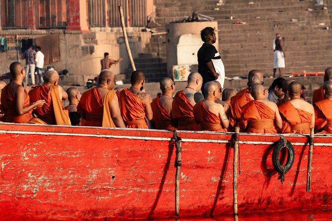 Romantic Sunrise Boat with Live Banaras Gharana Classical music - Man Mandir Ghat and the view toward Manikarnika
