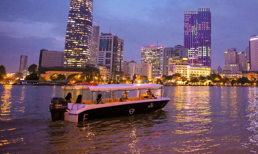 Romantic Sunset Cruise by Speedboat - Nha Rong Wharf and the Dragon House