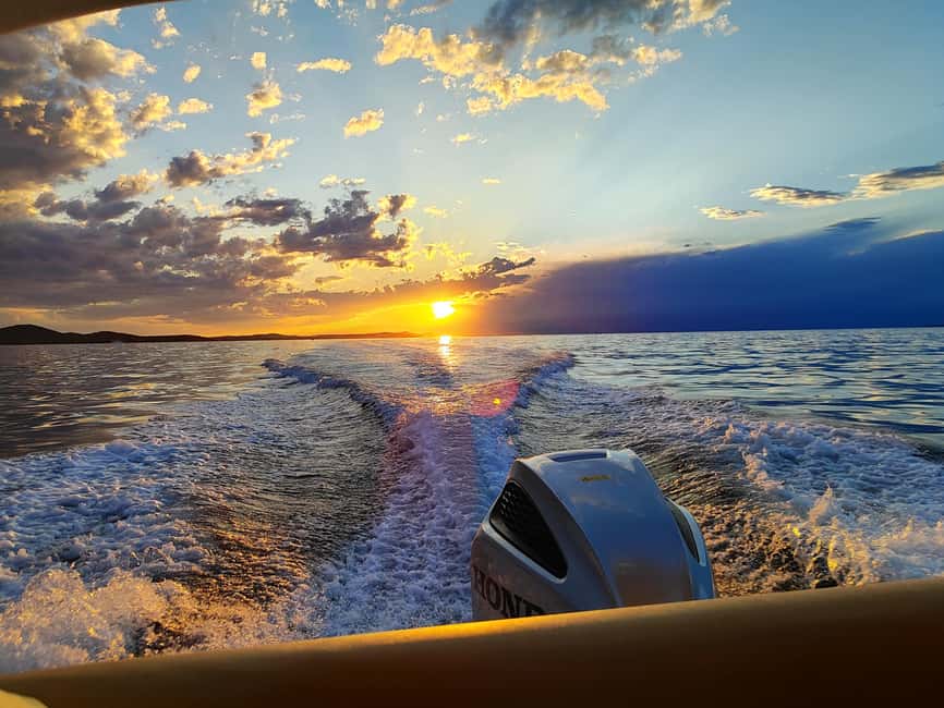Romantic Sunset Cruise from Zadar by Speedboat - Zadar at sunset, seen from the Adriatic