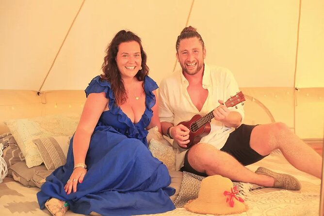 Romantic Sunset & Glamping Experience - The weather question at an open beach