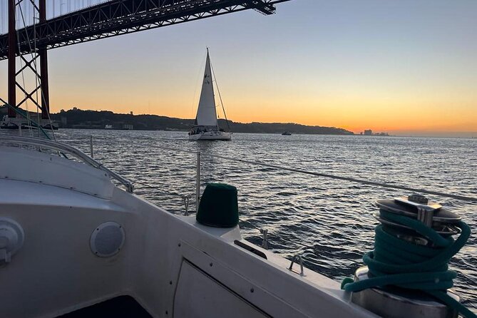 Romantic Sunset Sailing Experience in Lisbon - Torre de Belém at the turning point