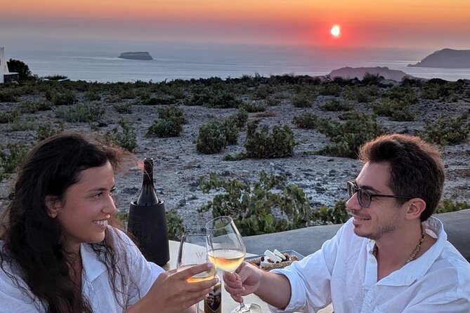 Santorini Honey Moon Romantic Private Sunset Wine Tour - Starting at Estate Argyros with four Santorini wines