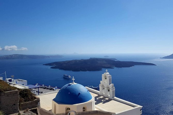Santorini Private Romantic Tour with Dinner & Wine Tasting - Firostefani and the Three Bells of Fira