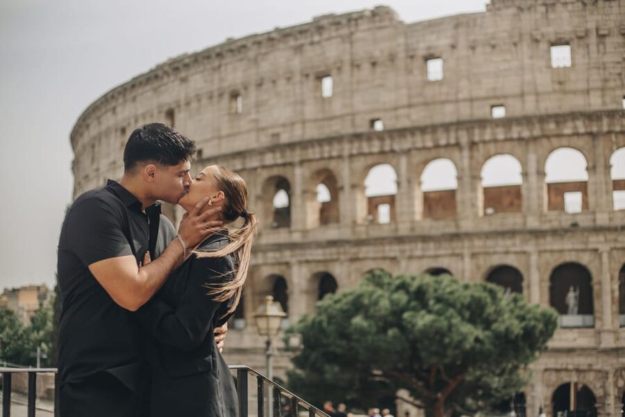 Secret Proposal Photoshoot in Rome + Reel - The Video Reel Adds a Different Memory