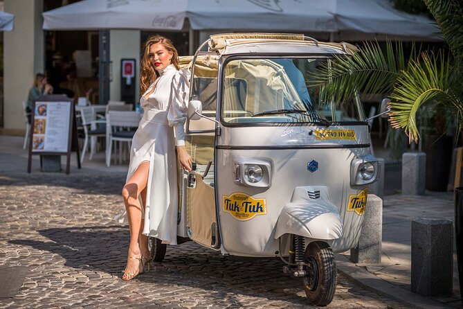 Tuk Tuk Bucharest Romantic Tour with miniBAR - CEC Palace and the city’s financial history