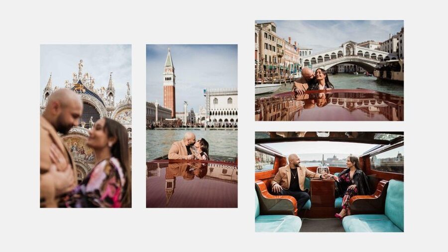 Venice: Elegant couple photos on your vacation - Starting at St Mark’s Square and Caffè Florian