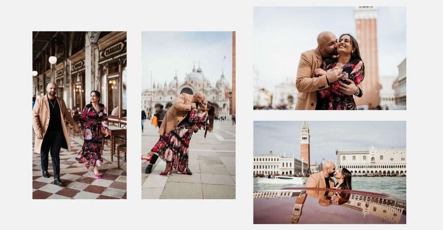 Venice: Elegant couple photos on your vacation - Timing the shoot for your Venice plans