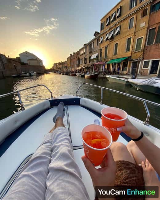 Venice: Romantic sunset cruise on the Venice lagoon - The 50-minute route through Venice’s southern lagoon