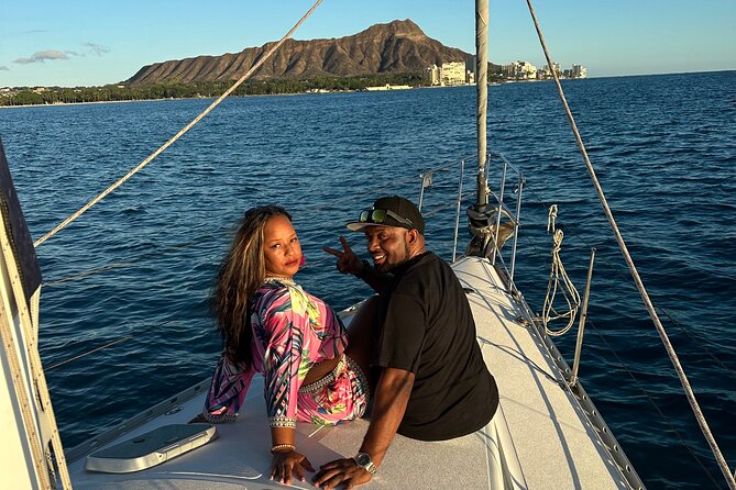 Waikiki private Day Tour and Sunset sail for couples - The value of $300 for two people